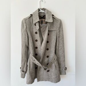 Burberry Women's Linen Trench Coat